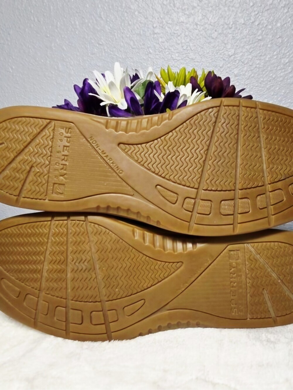 Sperry Leopard Sparkle Metallic Panel Boat Shoes - EUC – Size: 7.5 (Women’s) - Picture 7 of 11
